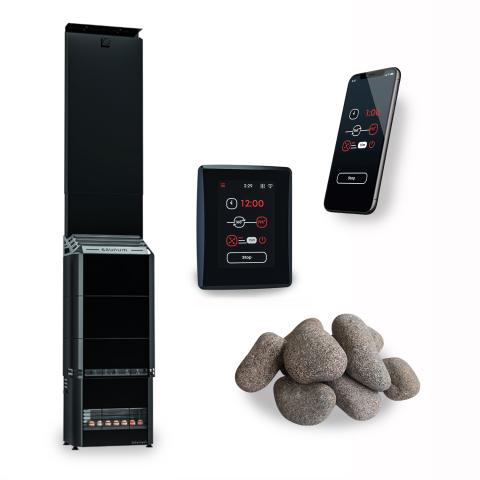 Saunum AIR 5 WiFi Sauna Heater Package