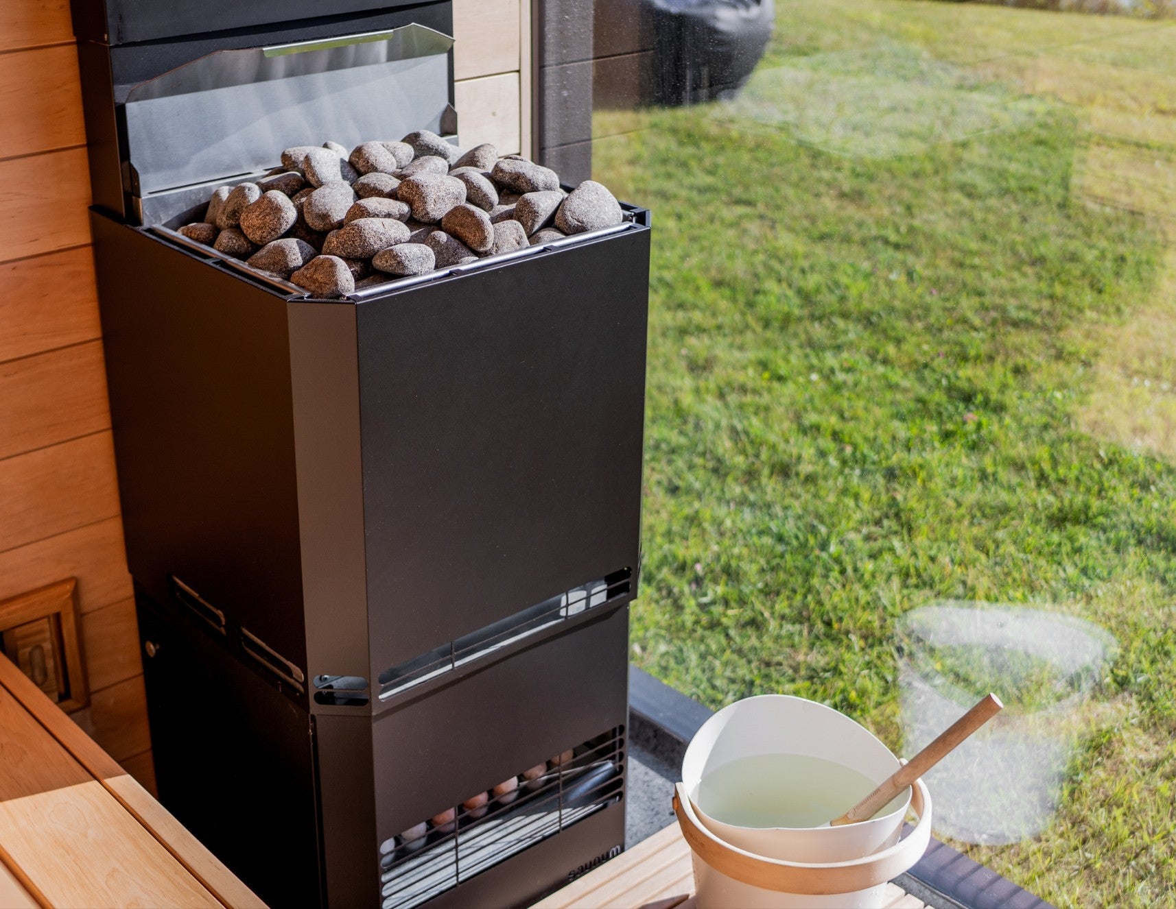 Saunum AIR L 10 WiFi Sauna Heater Package