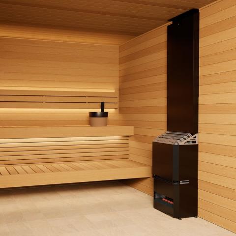Saunum AIR 7 Air Series, 6.4kW Sauna Heater w/Climate Equalizer