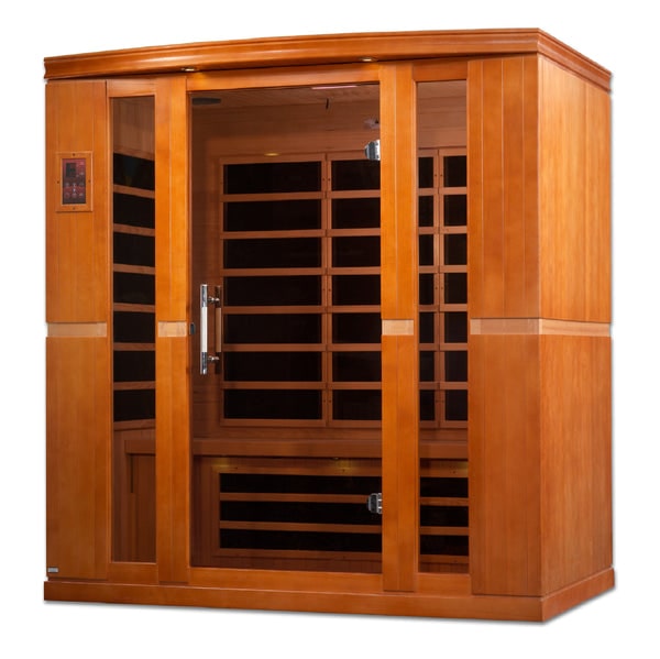 Golden Designs Dynamic "Bergamo" 4-Person Low EMF FAR Infrared Sauna | DYN-6440-01