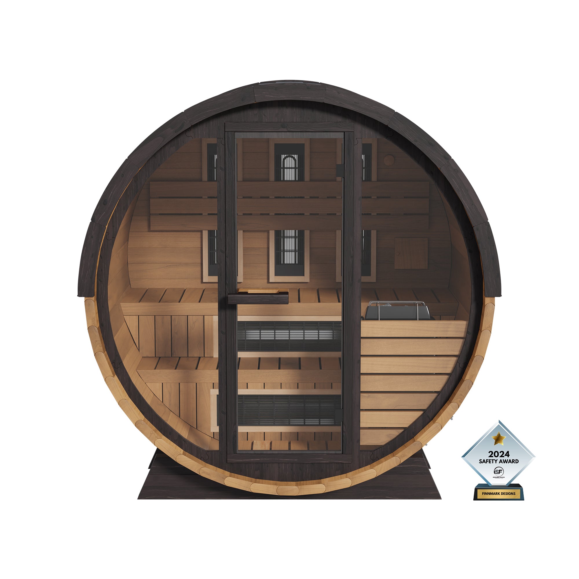 Finnmark FD-6 Cedar Combination Outdoor Barrel Sauna