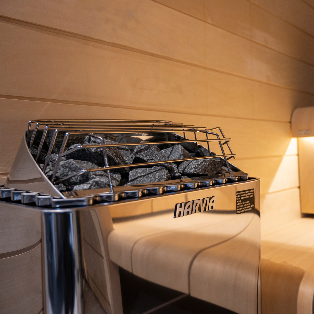 Harvia KIP45W 240V/208V Electric Sauna Heater w/External Controls