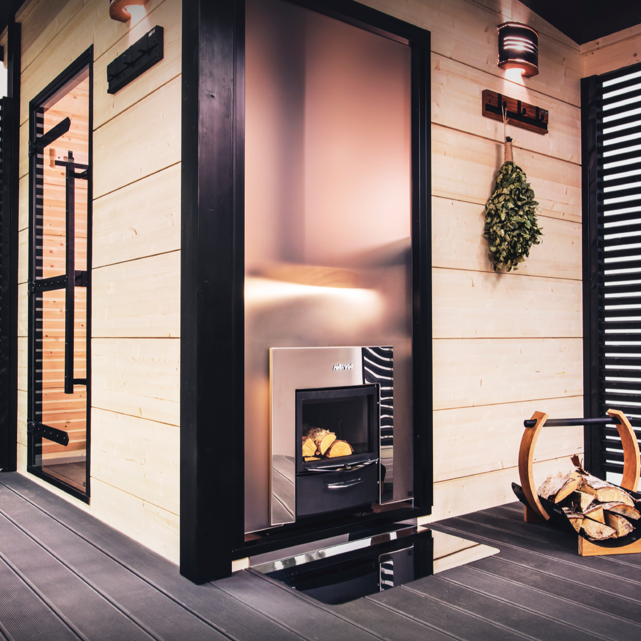 Harvia Legend 240 Duo Wood Burning Sauna Stove