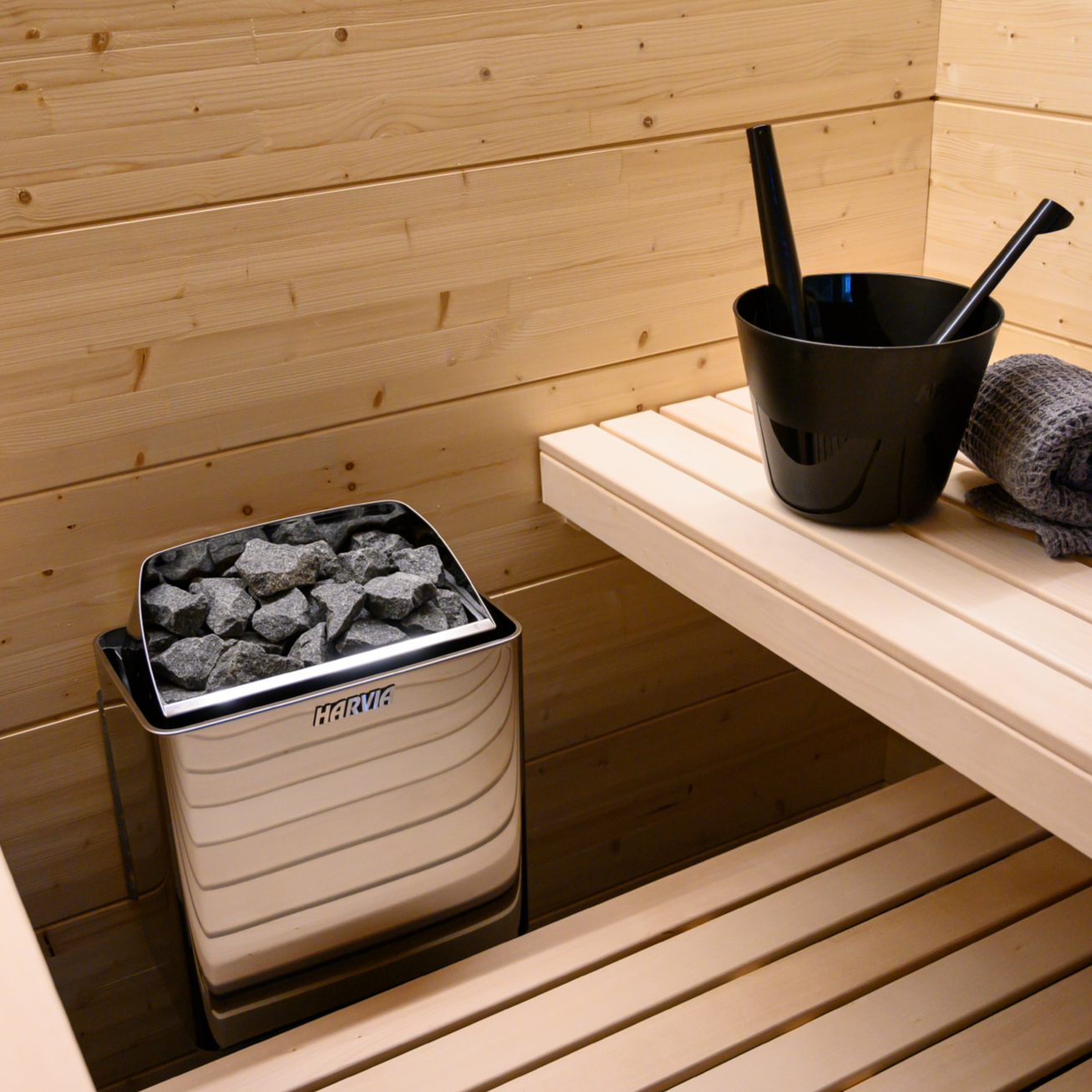 Harvia KIP60W 240V/208V Electric Sauna Heater w/External Controller