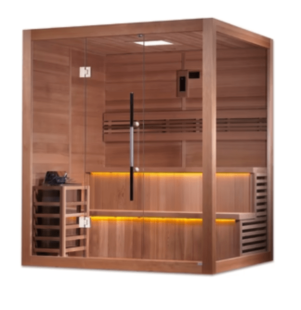 Golden Designs "Kuusamo Edition" 6 Person Indoor Traditional Steam Sauna | GDI-7206-01