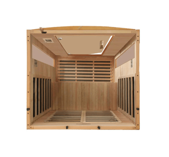 Golden Designs Dynamic "Versailles" 2-Person Low EMF FAR Infrared Sauna | DYN-6202-03