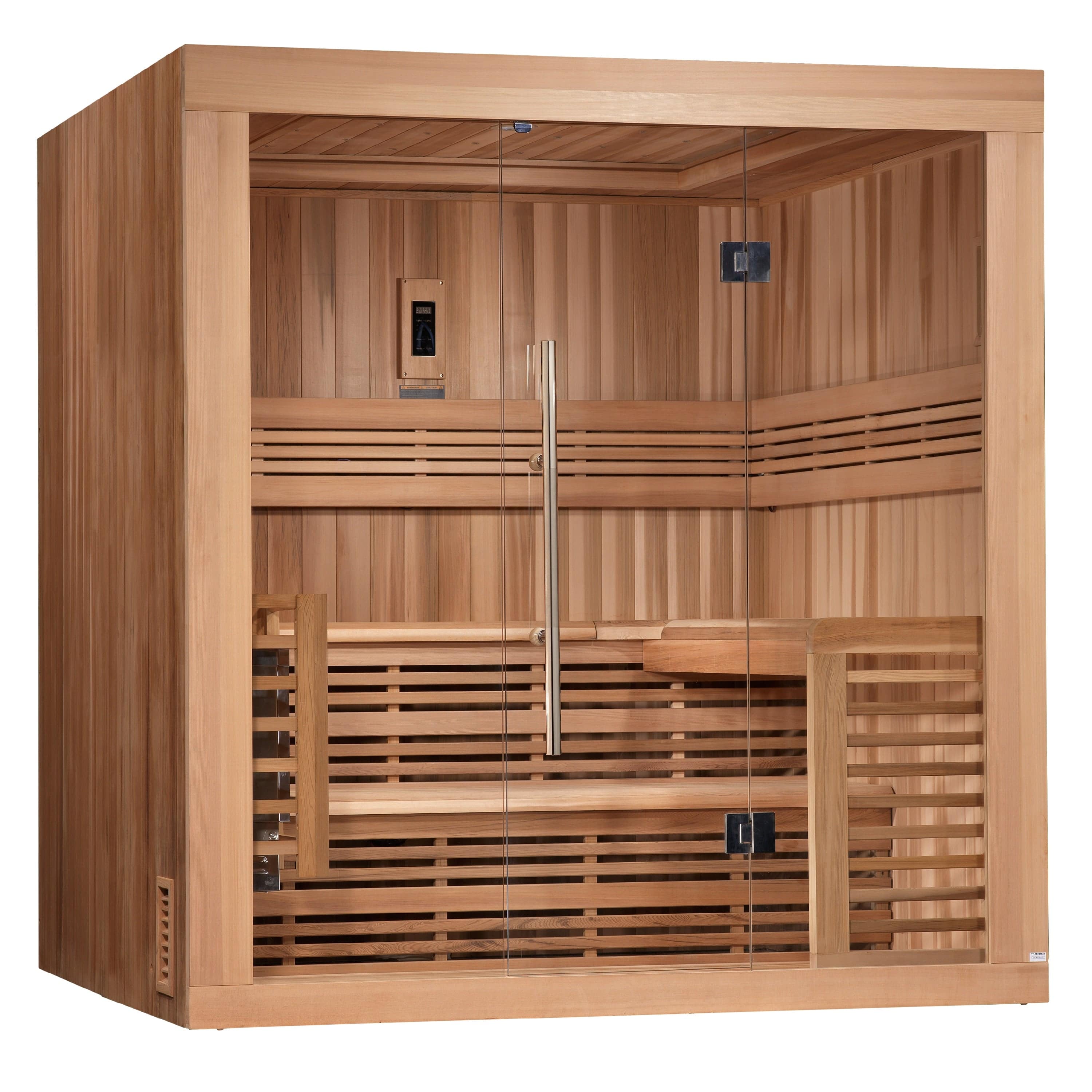 Golden Designs Osla 2025 Edition 6-Person Traditional Steam Sauna | GDI-7689-02