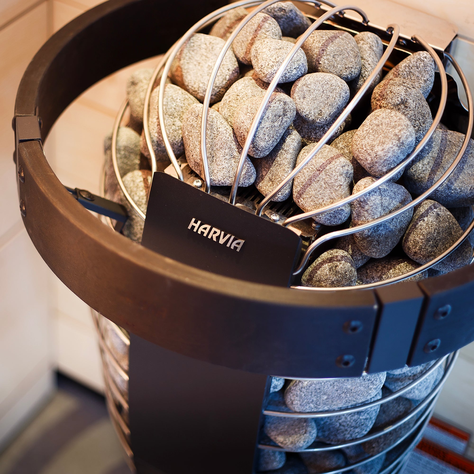 Harvia Spirit SP90E Electric Sauna Heater Package