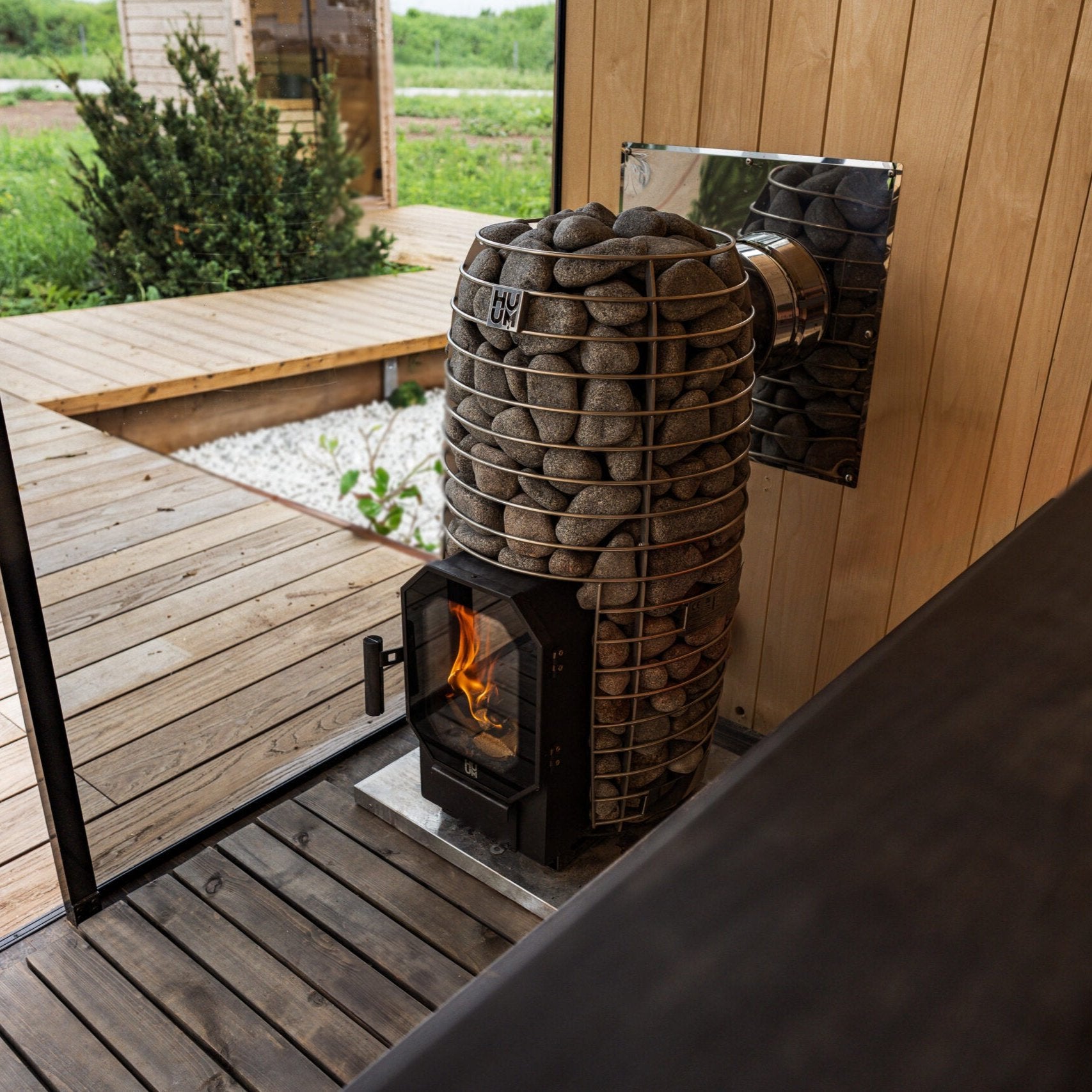 HUUM Hive Flow Mini Wood Burning Sauna Stove