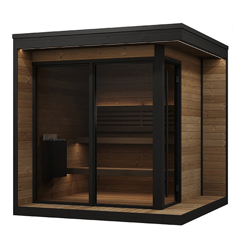 SaunaLife Model GL6 Outdoor Home Sauna Kit
