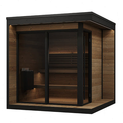 SaunaLife Model GL6 Outdoor Home Sauna Kit
