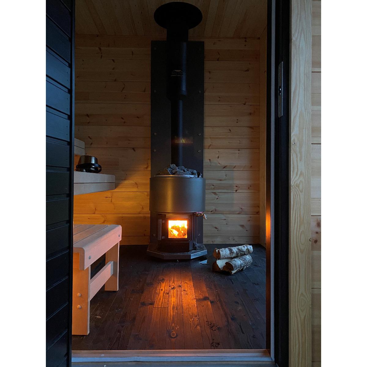 Narvi Luosto VS Wood Burning Sauna Stove with Watertank