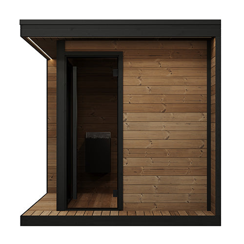 SaunaLife Model GL6 Outdoor Home Sauna Kit