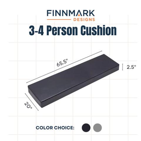 Finnmark 3-Person Sauna Cushion for FD-3, Marine Grade Vinyl